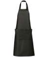 88010 Gala Gala Long Bib Apron Dark Grey colour image